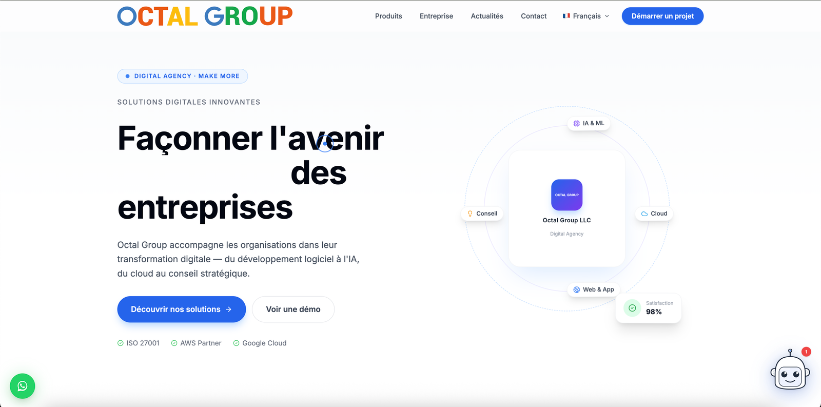 Site Web Octal Group