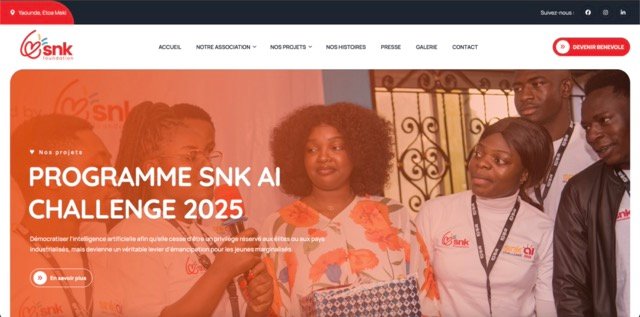 Site Web Fondation SNK