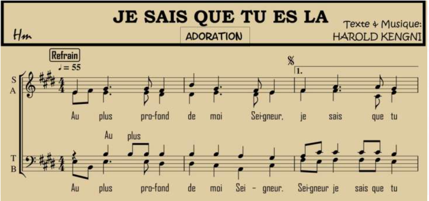 JE SAIS QUE TU ES LA - Chant d'adoration