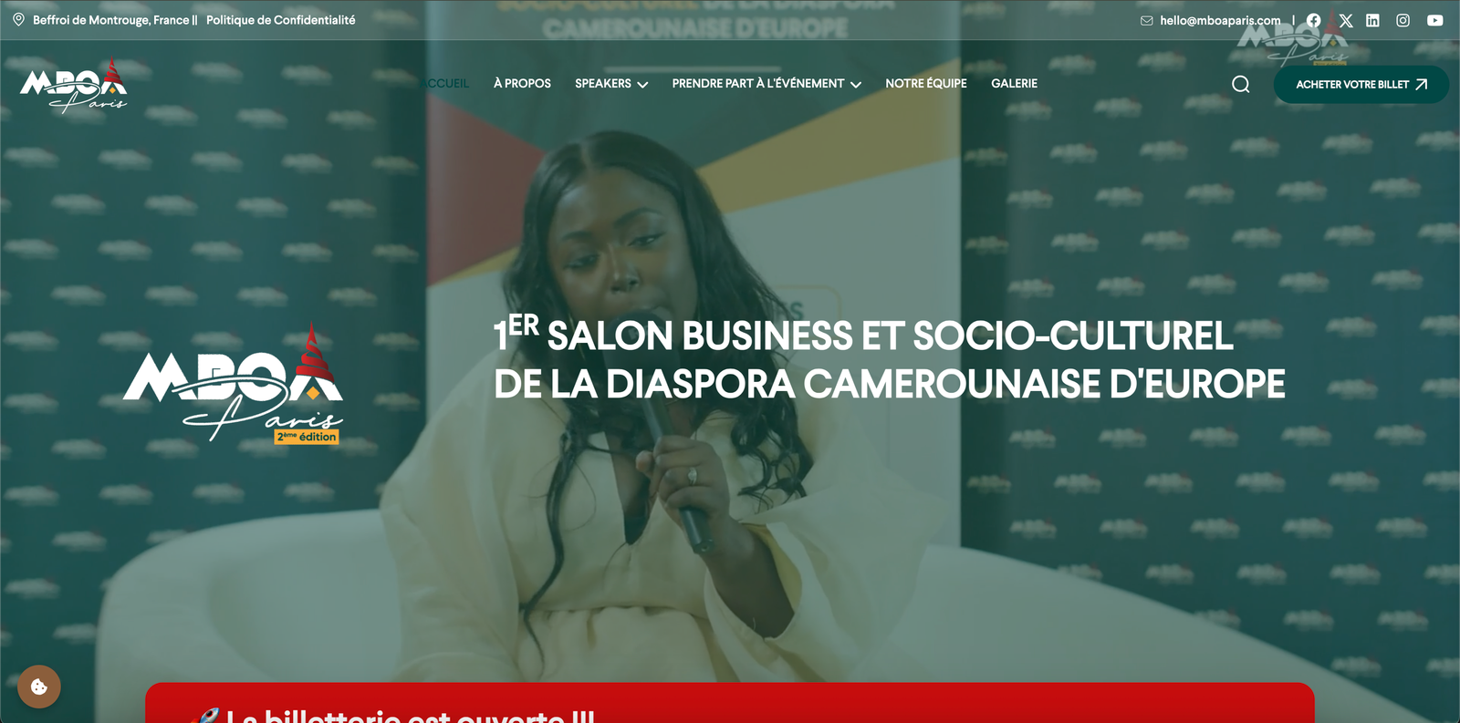 Site Web Mboa Paris